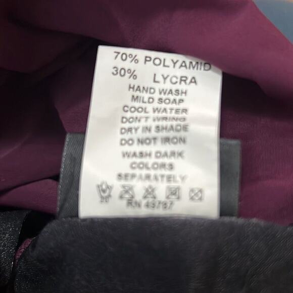 GOTTEX RUCHED WAIST ONEPIECE SWIMSUIT SIZE 10‎ - Picture 6 of 7